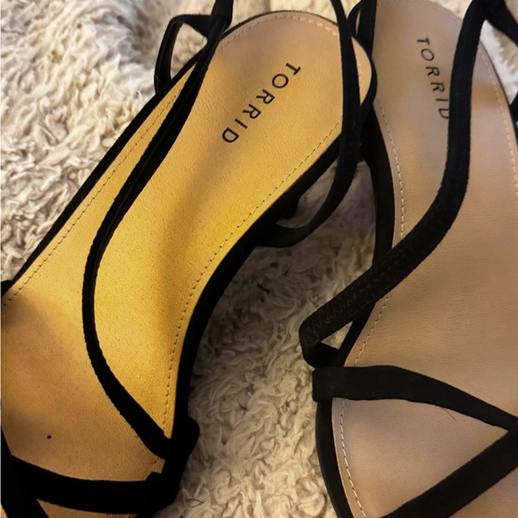 Torrid Women's  Elegant Black Strappy Heels - Picture 3 of 14